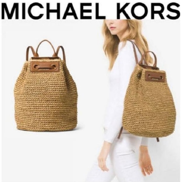 michael kors wicker bag